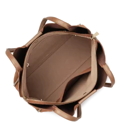 Clearance Grand sac cabas épaule Femme Suède