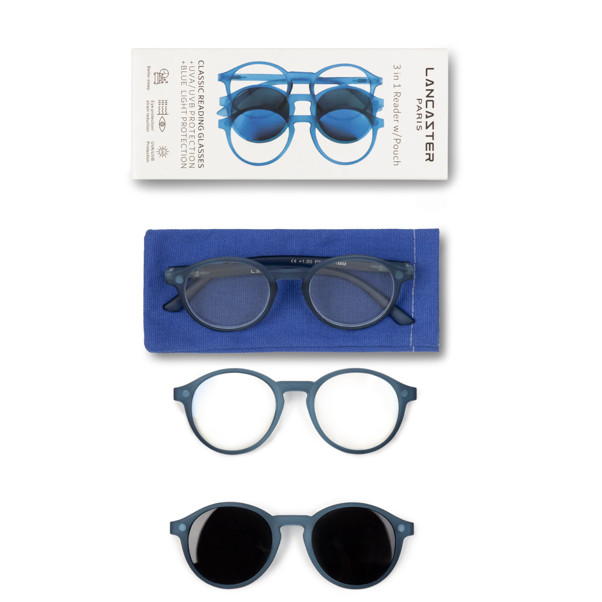 Online Lunettes de lecture 3-en-1 Femme Lunettes|Lunettes
