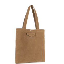New Sac cabas épaule Femme Suède|Sacs Porté Épaule