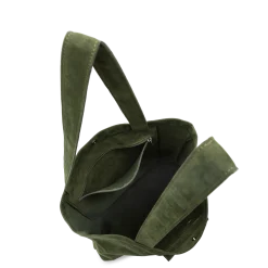 New Sac cabas épaule Femme Suède|Sacs Porté Épaule